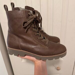 Vionic Brown Combat/Moto Boots